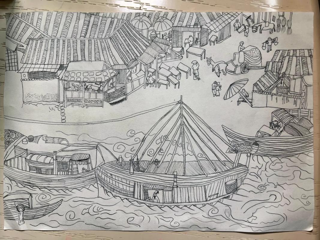 如何用Excel画清明上河图(清明上河图怎么表框好看)